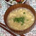 Hall1's cooksnap of when they made ＊みんな大好き簡単ワカメ・卵スープ＊.