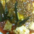 一人鍋's cooksnap of when they made 食べるラー油で麻婆豆腐＆茄子.
