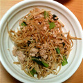 ツインズ♀ママ's cooksnap of when they made ゴボウと小松菜のひき肉炒め☆.