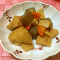 ☆まほほ☆'s cooksnap of when they made 竹の子と油揚げの煮物.