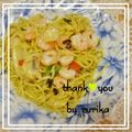 瑠梨佳's cooksnap of when they made 冷蔵庫の残り物★塩焼きそば.