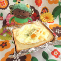 みなみんくっきんぐ's cooksnap of when they made 簡単♪目玉焼きのせトースト＊＊.