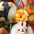 ちょこ～みんと's cooksnap of when they made 簡単！キャラ弁当☆薄焼き卵アレンジ♪.