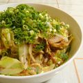 nasubeam's cooksnap of when they made コーンビーフ＆キャベツの*和洋*パスタ.
