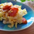 まろんかふぇ's cooksnap of when they made 春キャベツとウィンナーの自称ジャーマン風.