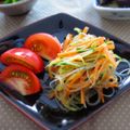 まろんかふぇ's cooksnap of when they made 市販のドレッシングで和風春雨サラダ♪.