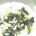 ☆しいたんママ☆'s cooksnap of when they made ★ｷｬﾍﾞﾂとﾜｶﾒの健康ｺﾞﾏ酢和え★.