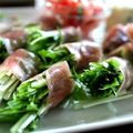 noamanma's cooksnap of when they made ★超簡単！水菜の生ハム巻き★.
