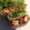 rioka515's cooksnap of when they made 蒸し鶏のさっぱりロールレタス　.