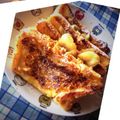リーコッコー's cooksnap of when they made フレンチトーストwith焼きバナナ.
