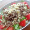 hokkypokky's cooksnap of when they made 市販のｻﾙｻｿｰｽで簡単☆タコライス！.