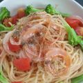 ミッキーミニミニ's cooksnap of when they made ドレッシングで簡単♪冷製パスタ.