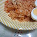 ちずぴよ's cooksnap of when they made チキンのトマト煮をオムライスにリメイク.