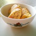 umebotan's cooksnap of when they made 鮭フレークと青のりの卵焼き.