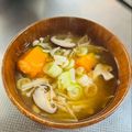 azbjbn's cooksnap of when they made ☆あんま〜い南瓜のお味噌汁☆.