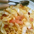 かんたす's cooksnap of when they made 長ねぎとベーコンのぺペロンチーノ.