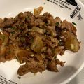 料理初心者imsk's cooksnap of when they made ＊牛肉と大根のにんにくバター醤油焼き＊.