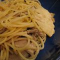 しゅんぷ's cooksnap of when they made 豚肉とタケノコの梅しそパスタ.