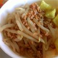 ※kao※'s cooksnap of when they made ひき肉ともやしのケチャップ炒め.