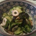 光美ママ's cooksnap of when they made キュウリとワカメのゴマ酢和え.