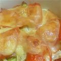 92chan's cooksnap of when they made キャベツとトマトの重ねオーブン焼き☆.