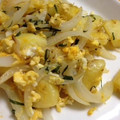 カンちん's cooksnap of when they made じゃがいもとたまごで♪マヨしょうゆ炒め.