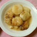 kei1101's cooksnap of when they made タラと長いも揚げた　　大根おろし煮　.