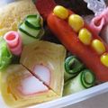 カナカナひぐらし's cooksnap of when they made お弁当に～カニカマ❤な玉子焼き♪.