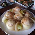 ＡＫＯＰ's cooksnap of when they made 鶏挽き肉入り蕪の煮物.