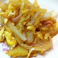 雪だるまんじゅう's cooksnap of when they made ピリ辛＆マイルド♪そうめん南瓜の卵とじ.