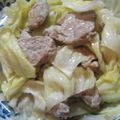 河童タン子's cooksnap of when they made さっぱり♪豚ヒレ肉のキャベツ蒸し.