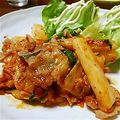 おけまろ's cooksnap of when they made 長いも入り豚キムチ.