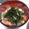 ☆あやぶぅ☆'s cooksnap of when they made タレが決め手！の海鮮丼♪.