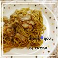 瑠梨佳's cooksnap of when they made ソース焼きそば.
