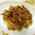chiaki1995's cooksnap of when they made めんつゆでちゃちゃっと絶品和風パスタ♪.
