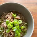 studio a'25's cooksnap of when they made 【料理上手の母直伝】肉そば&肉うどん.