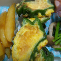 ゆリす's cooksnap of when they made 輪切りピーマンの卵焼き.