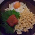 くま二郎's cooksnap of when they made 温泉玉子をのせて♪明太おろしうどん！.