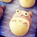 でーるー's cooksnap of when they made トトロのキャラパン♪全部パン生地で！！.