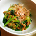 megumage's cooksnap of when they made 小松菜と納豆の簡単おかず.