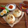 asaasa85's cooksnap of when they made 焼きカレーパン風.