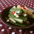 narimimama's cooksnap of when they made キュウリと生姜のうまうま♡お漬け物.