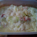 yukaicats's cooksnap of when they made 行程２つの朝ご飯☆コンソメ洋風おじや♪.