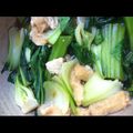 ubusuke's cooksnap of when they made 油揚げとチンゲン菜の煮浸し.