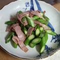 サーフブレイド's cooksnap of when they made アスパラのベーコン炒め.