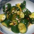 ほもい's cooksnap of when they made たたききゅうりの豆板醤あえ.