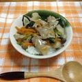 m_i_e's cooksnap of when they made 簡単！豚肉と小松菜のあんかけ丼.
