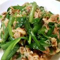 uimom's cooksnap of when they made 豚こま×ニラのささっと炒め.