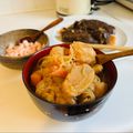 Tonkoshi's cooksnap of when they made ✿里芋とコンニャクの簡単炒め煮✿.