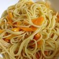 きなこあんこごま's cooksnap of when they made 人参と長ネギのペペロンチーノ.